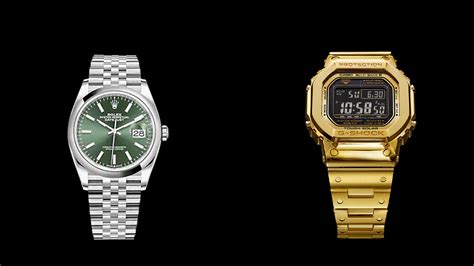 gshock vs rolex|rolex vs casio.